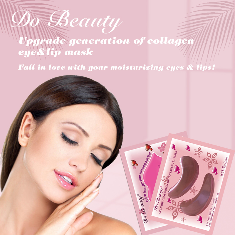 All-english collagen crystal eye mask DO BEAUTY improves eye wrinkles and eye bags, VC moisturizes cross-border trade Item Picture