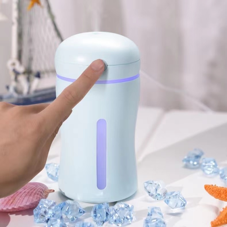 USB迷你加湿器七彩灯光卧室内车载空气净化器雾化保湿补水喷雾机详情2