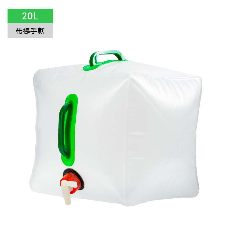 5251、5253户外折叠水袋大容量便携式盛水容器塑料水壶水桶野营装备用品详情图5