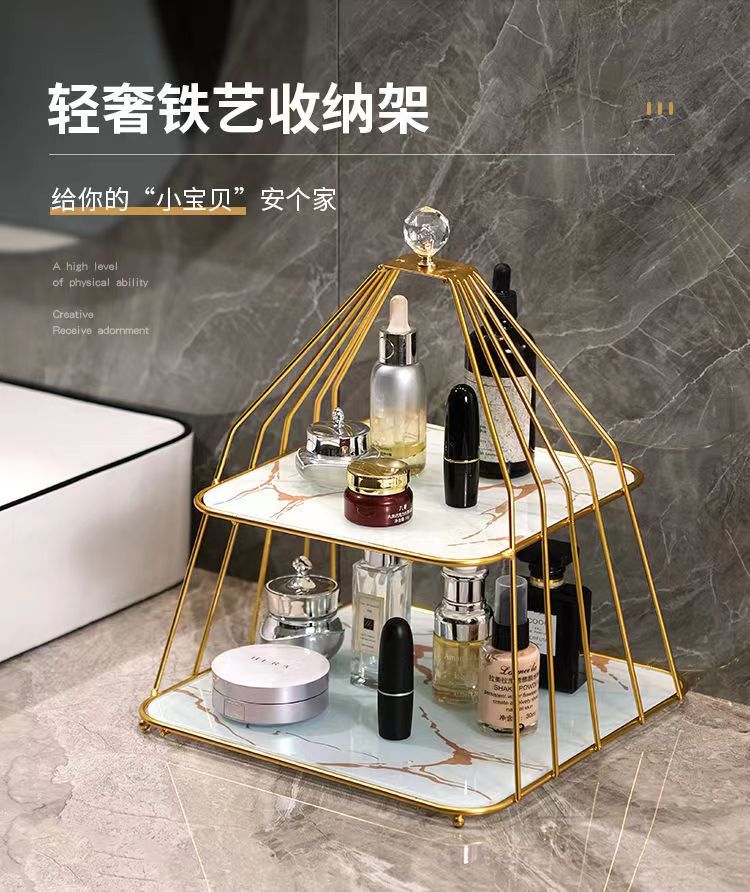 Bathroom storage rack, washbasin stand rack, toilet supplies, household collection, washbasin and washbasin top storage rack pic 1