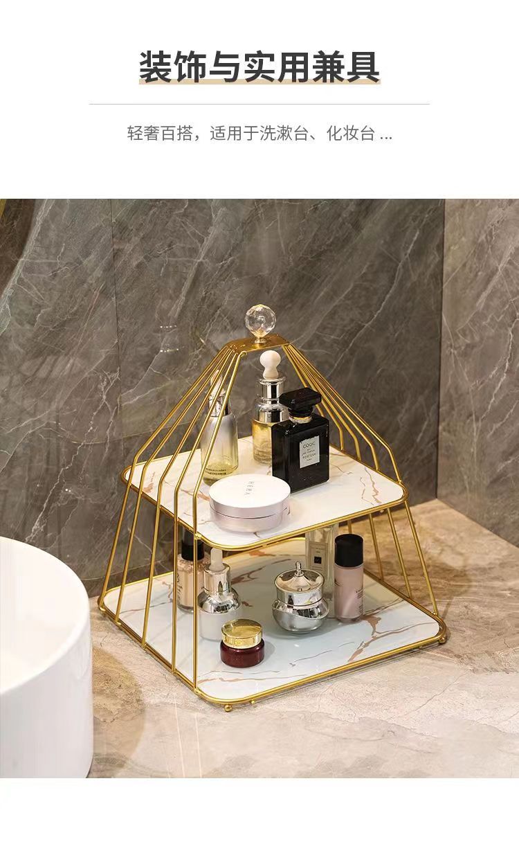 Bathroom storage rack, washbasin stand rack, toilet supplies, household collection, washbasin and washbasin top storage rack pic 6