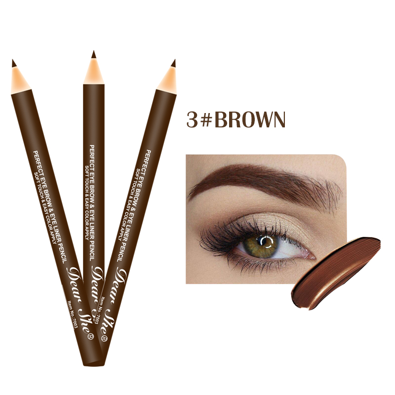 Dear she EYEBROW Cross-border Amazon Best-selling Eyebrow Pencil 24-hour waterproof, non-smudge, long-lasting setting Specification drawing