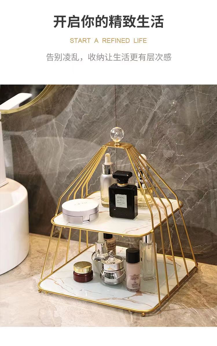 Bathroom storage rack, washbasin stand rack, toilet supplies, household collection, washbasin and washbasin top storage rack pic 8