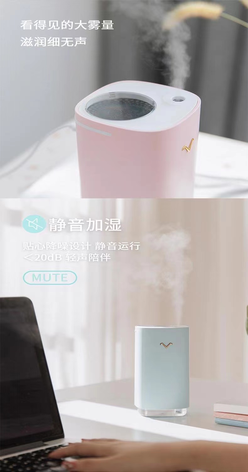 投影仪加湿器便携式USB车载大容量静音喷雾迷你家用桌面小型详情8