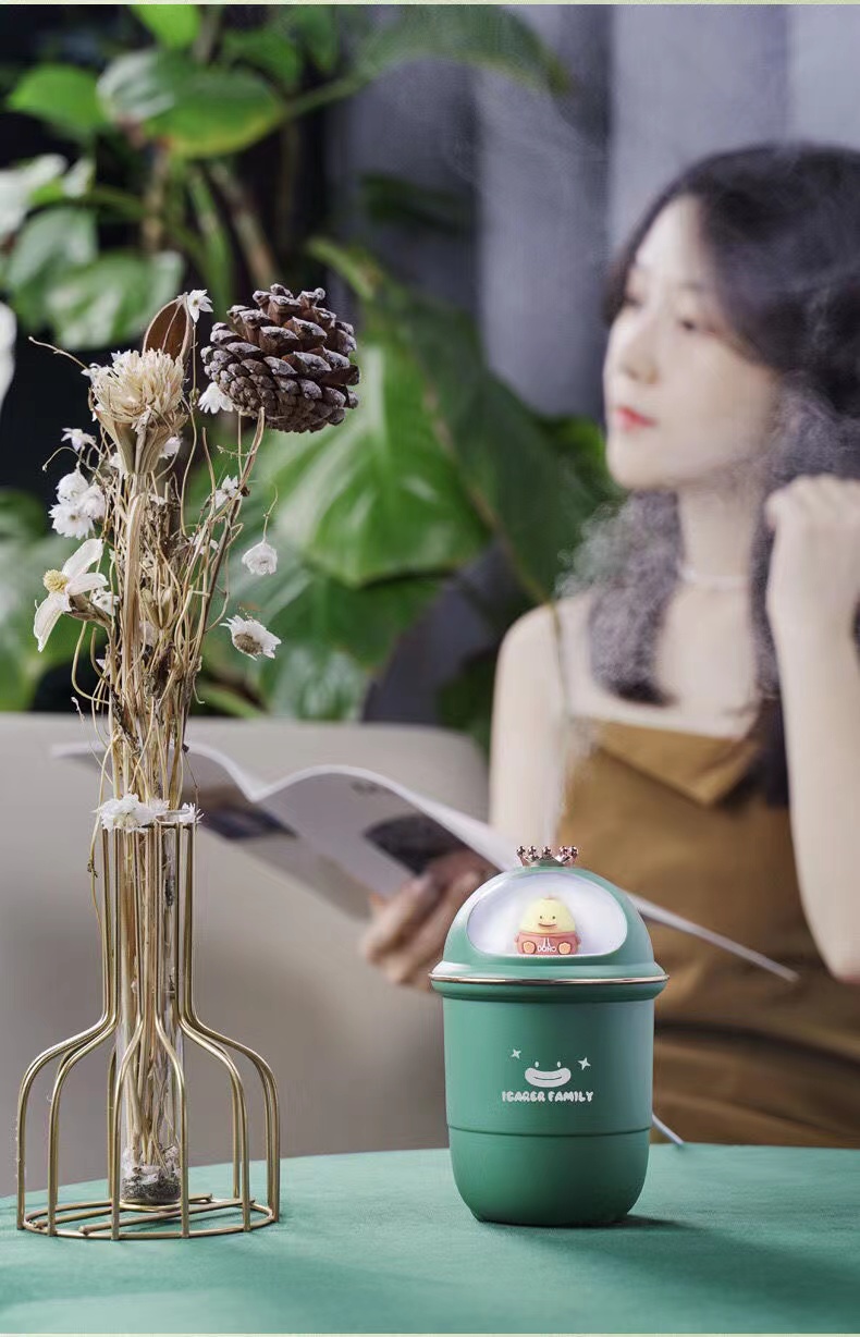 高颜值净化空气大容量充电夜灯香薰车载加湿喷雾器详情9