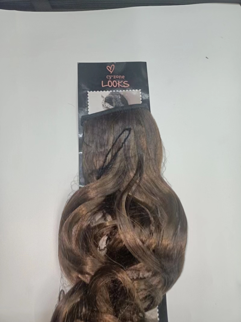 Wig, ponytail wig, female pear blossom long curly hair, wavy tie ponytail, Amazon cross-border hair wigs pic 12