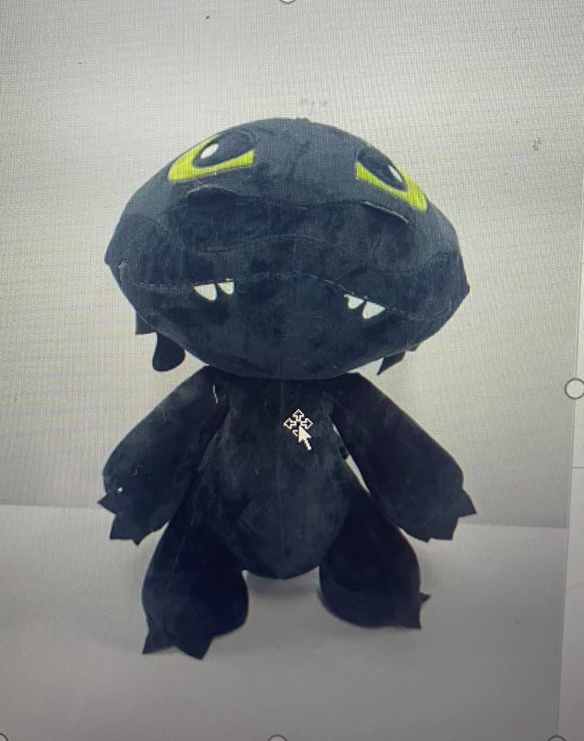 How to Train Your Dragon 3 Toothless doll plush toy doll doll Night Fury Toothless baby pillow light fury 3