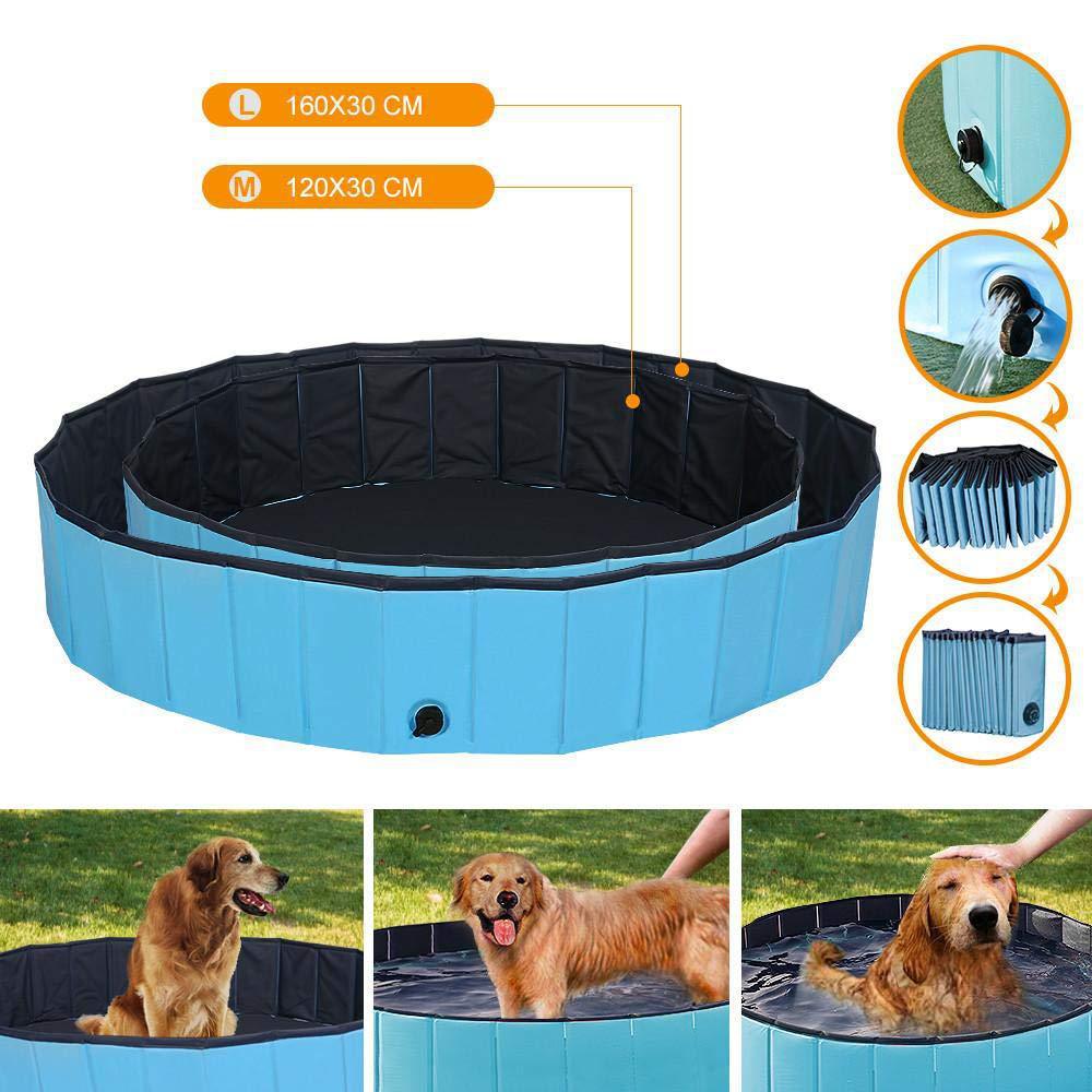 pvc宠物水池可折叠宠物洗澡盆户外便携式戏水狗水池清洁用品戏水池详情5