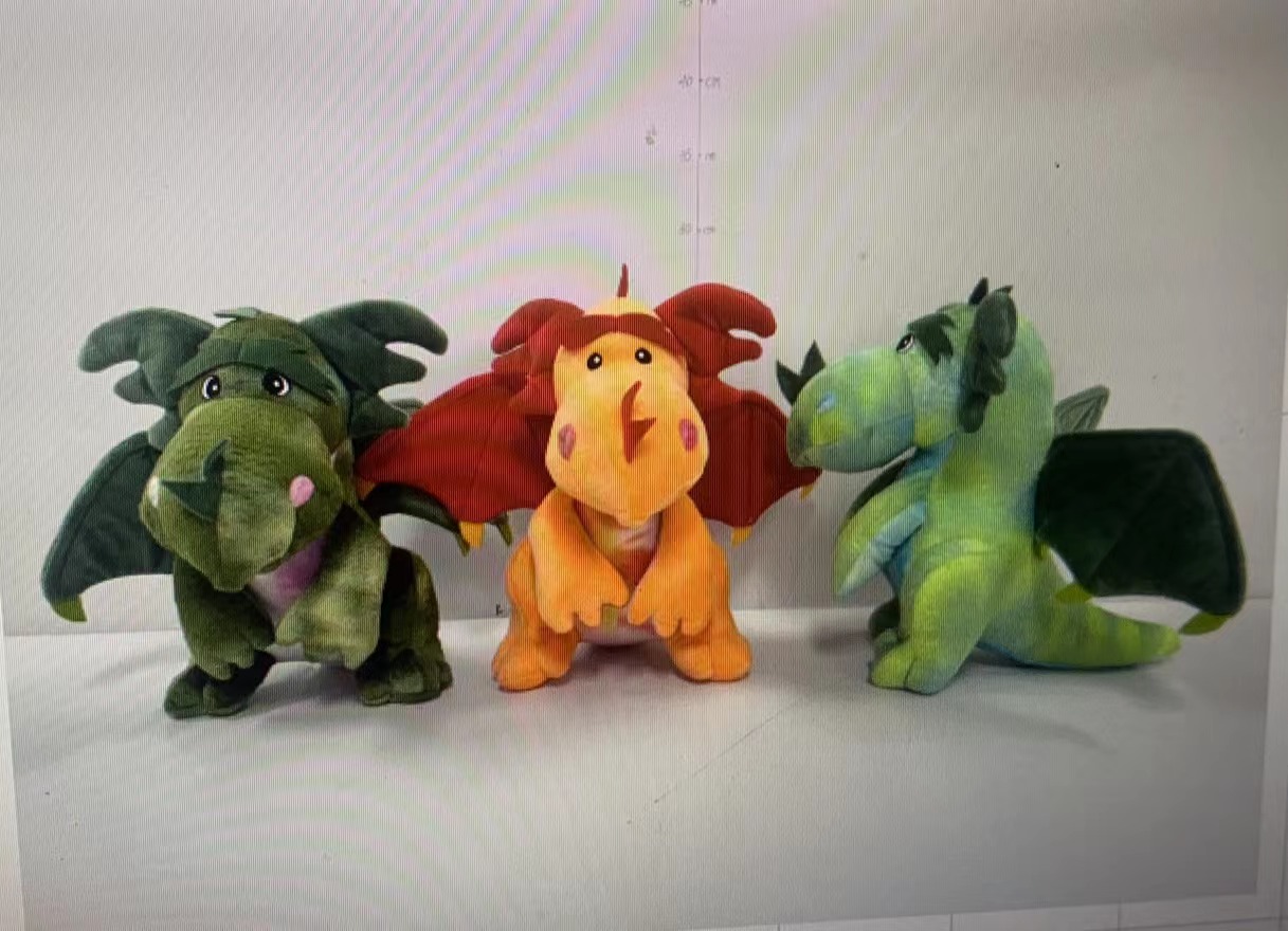Creative dinosaur doll Plush toy boy doll Boy baby sleeping soothing doll Children's gift