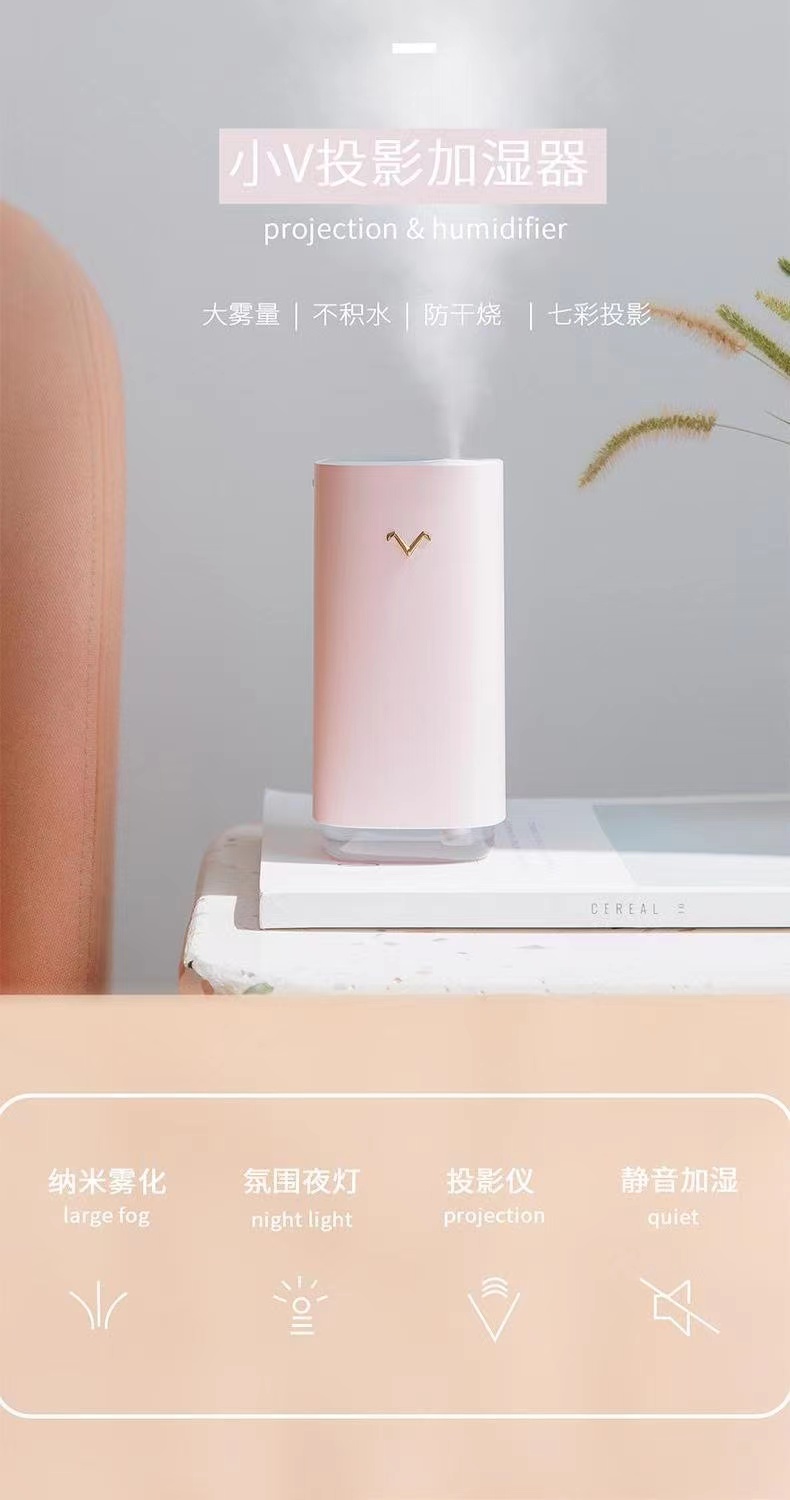 投影仪加湿器便携式USB车载大容量静音喷雾迷你家用桌面小型详情3