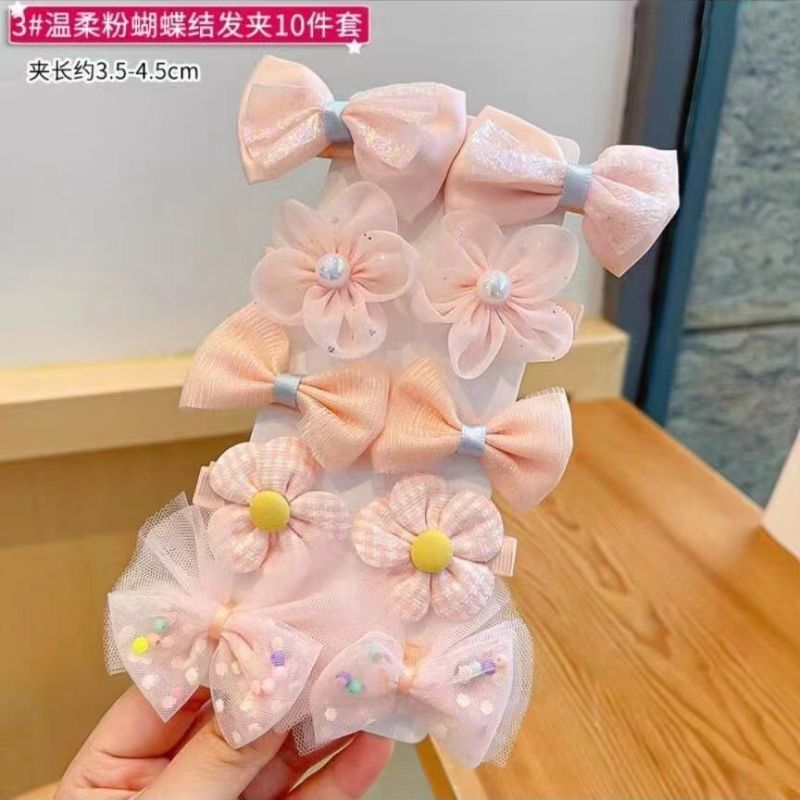 儿童发夹，套装，边夹夸张宽边女珍珠绒布发带气质时尚新款纯色发饰厂家批发发箍23