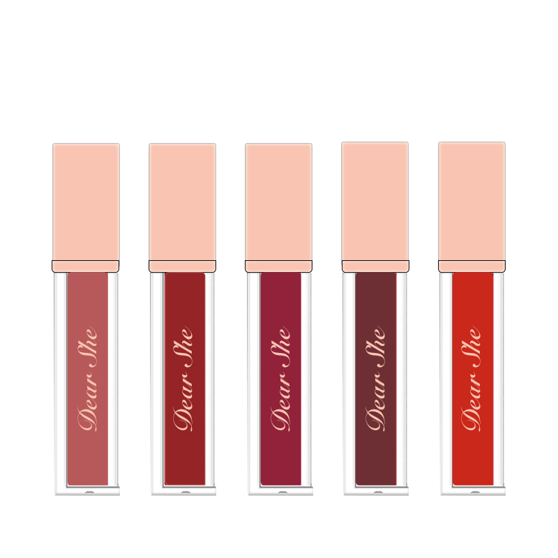 DAERS SHE mate antiadherente copa brillo labial ligero fino fácil de colorear shake yin influencers mismo modelo no fácil de perder color niebla cara labios esmalte pic 1