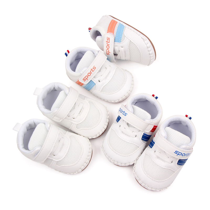 Spring and Autumn Walking Shoes Breathable Mesh Shoes 3-6-12 Months Baby Shoes
