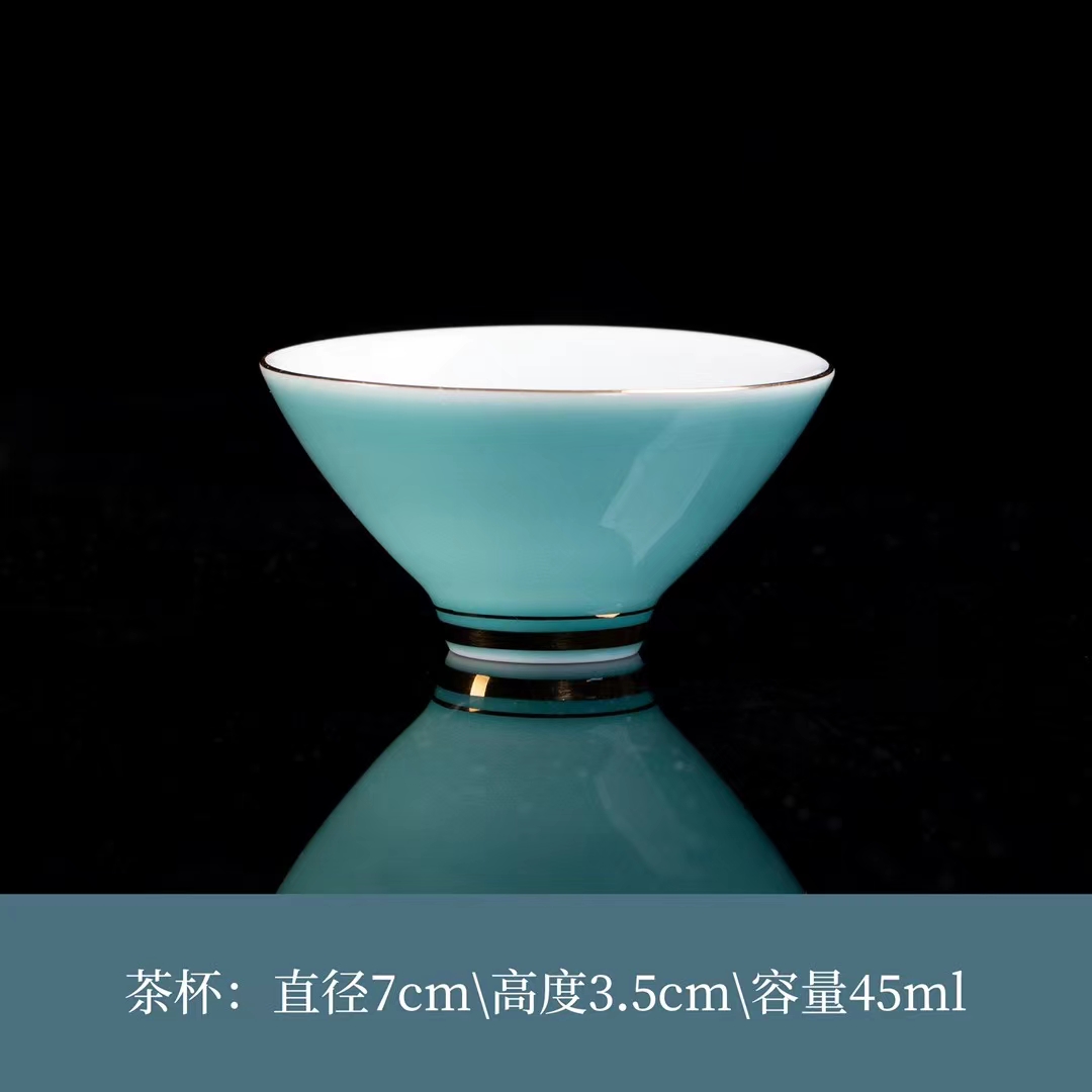 10头霁蓝玉瓷茶具套装详情10