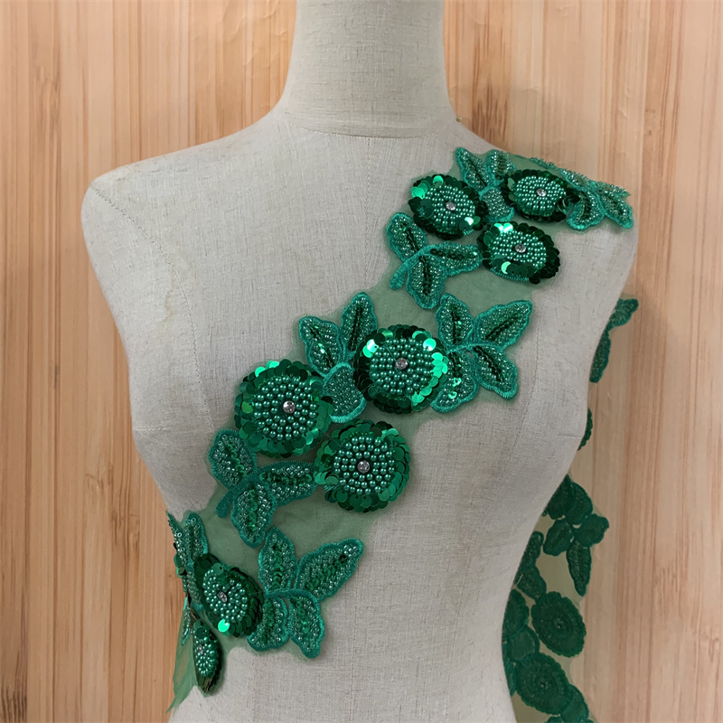 Bubble bead embroidery barcode clothing collars, collar flowers, corsages, accessories and accessories details Picture