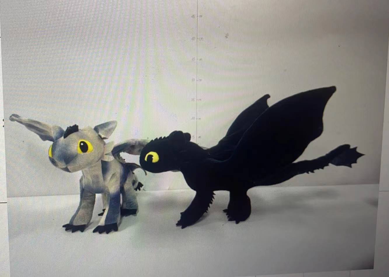 Cute little dinosaur plush toys, anime dragon tamer dolls, little white dragon Tyrannosaurus rex dolls Specification image