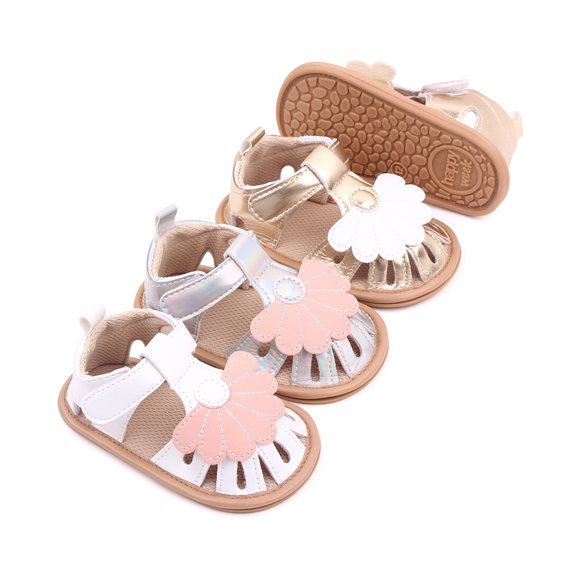 Baby shoes Fashion rubber soled shoes 0-1 year old baby girl shell princess sandals thumbnail