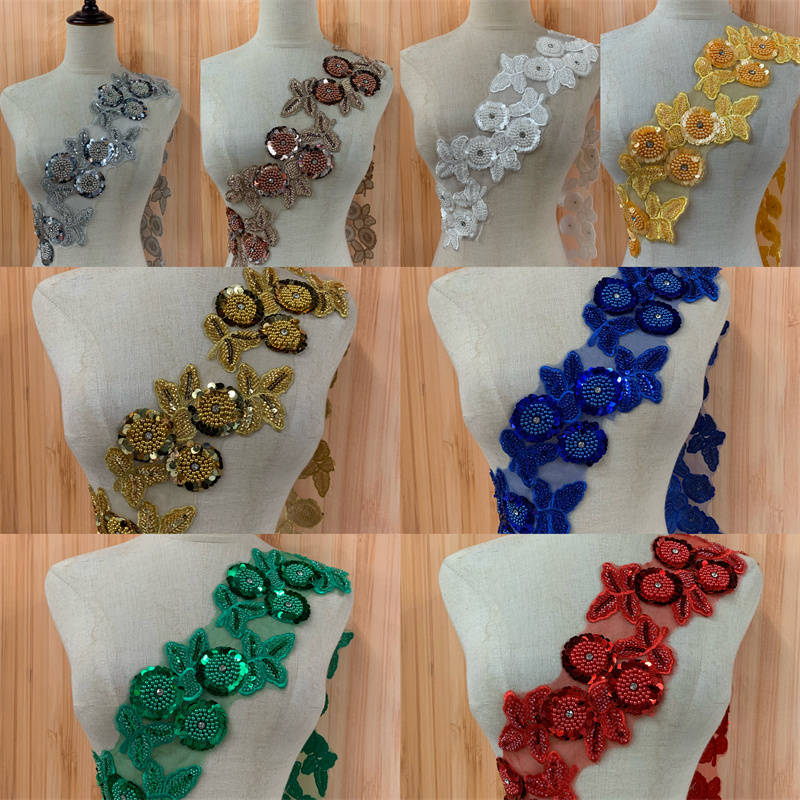 Bubble bead embroidery barcode clothing collars, collar flowers, corsages, accessories and accessories