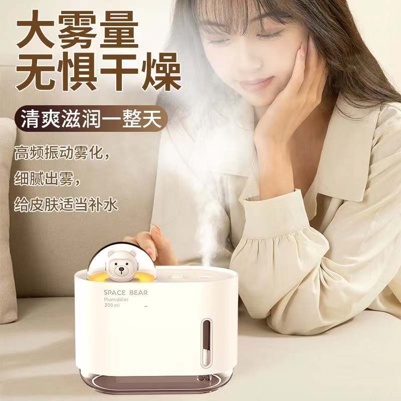 可爱熊加湿器产品图