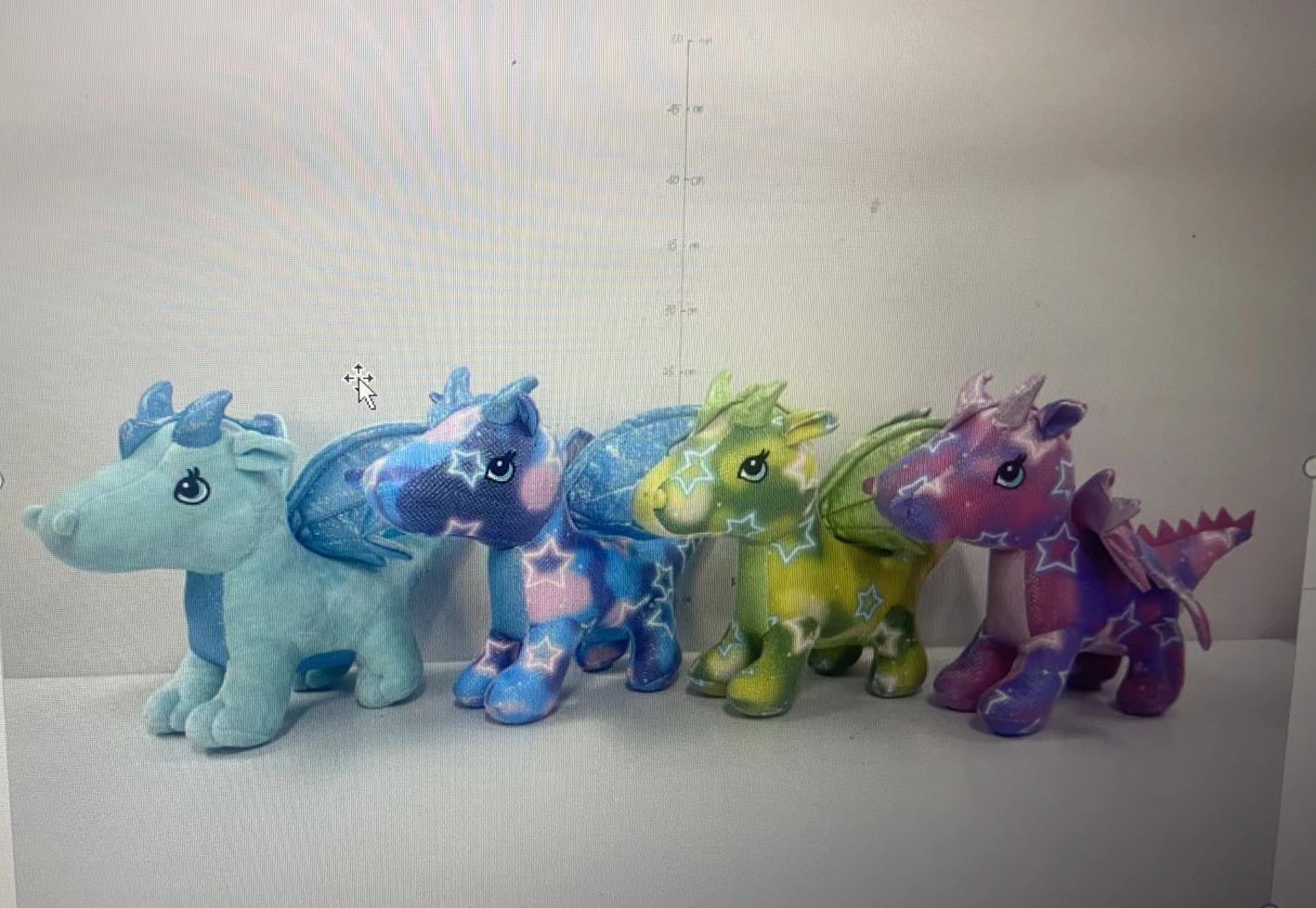 Simulated little flying dragon plush toy for boys, cute dinosaur doll, children's birthday gift for girls Specification image