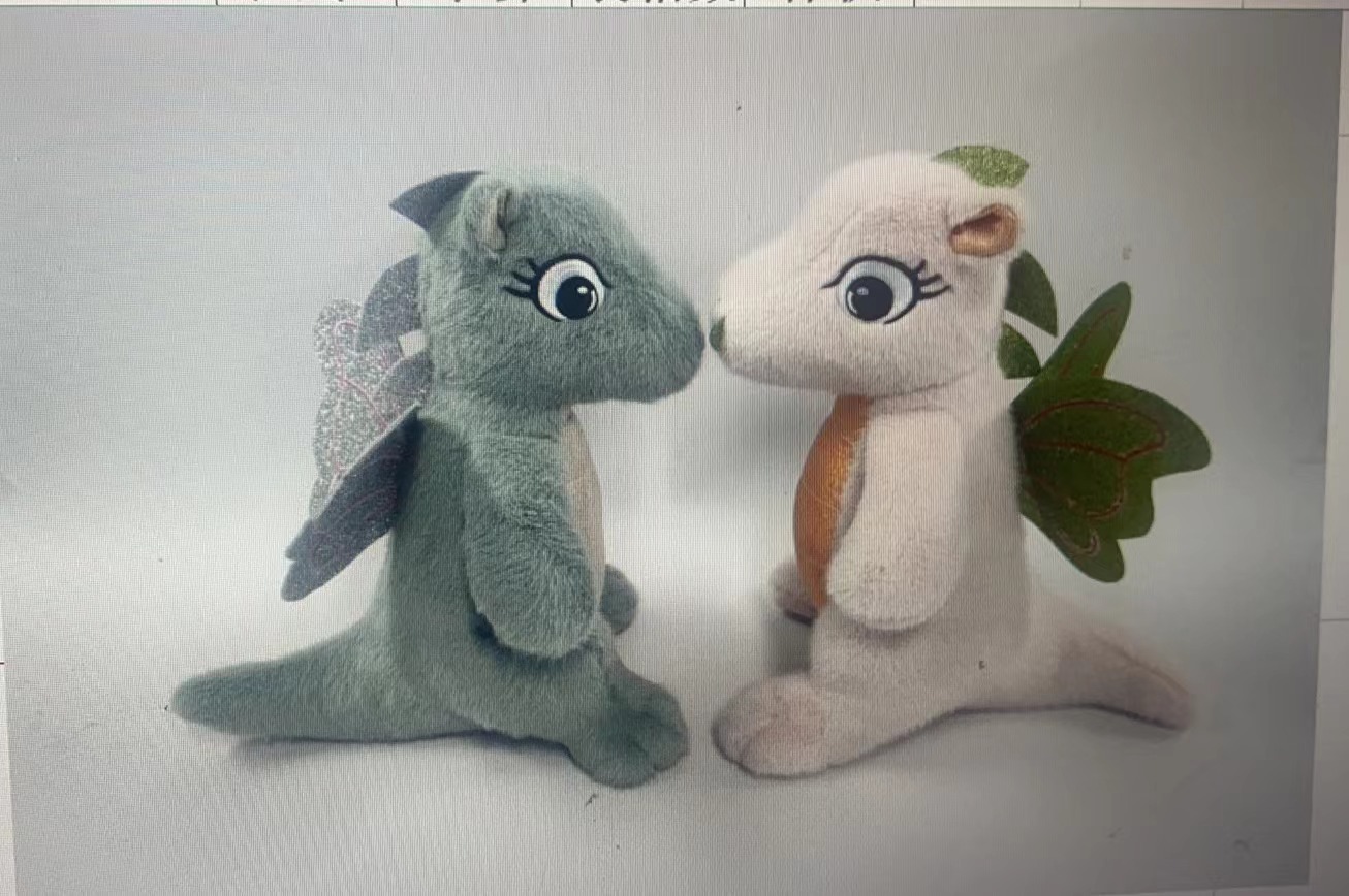لعبة أطفال محشوة بدمى تنين ناعم Item Picture