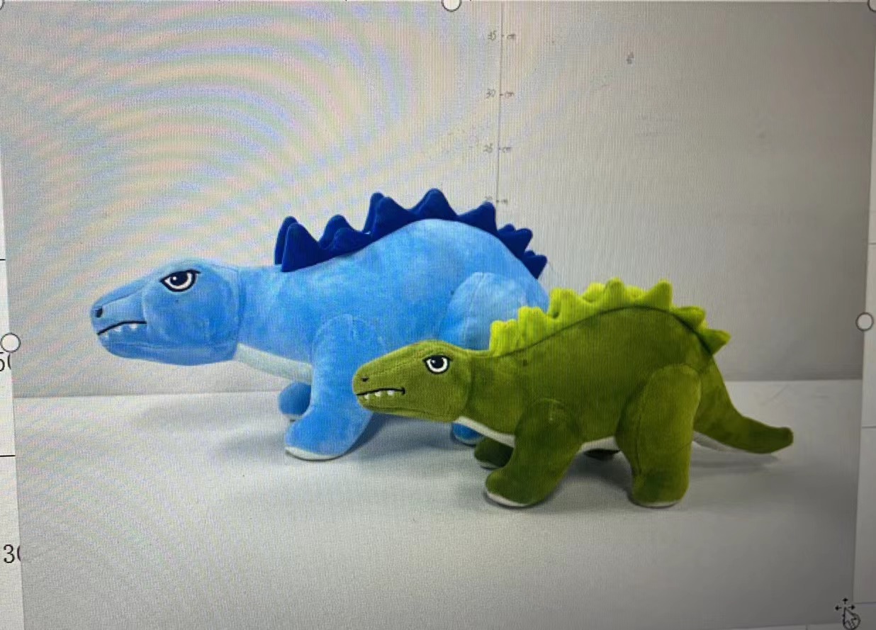Dinosaur doll for boys, bed sleeping pillow for girls, plush toy, simulation ornament, large cloth doll details Picture