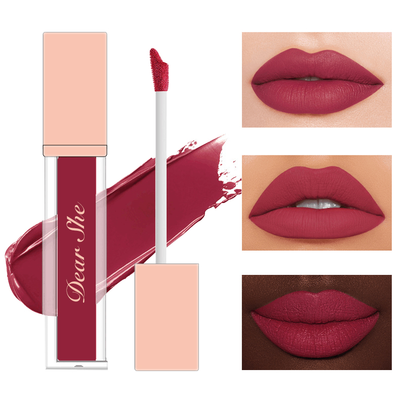 DAERS SHE matte non-stick lip gloss is light, thin and easy to color. It is the same as the popular Douyin lip gloss and does not fade easily Specification image