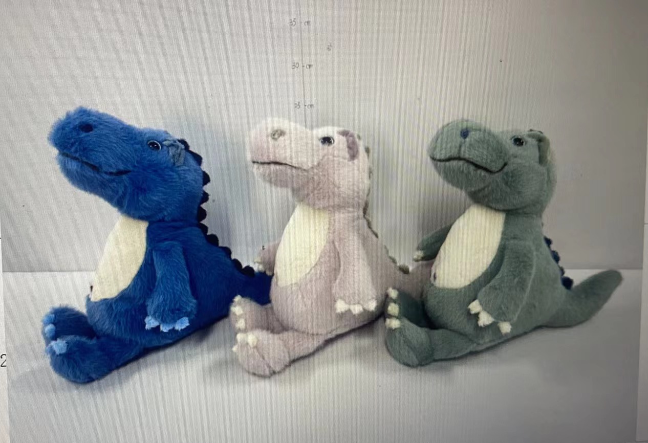 Cute little dinosaur plush toys, anime dragon tamer dolls, white dragon Tyrannosaurus rex plush gifts Specification image