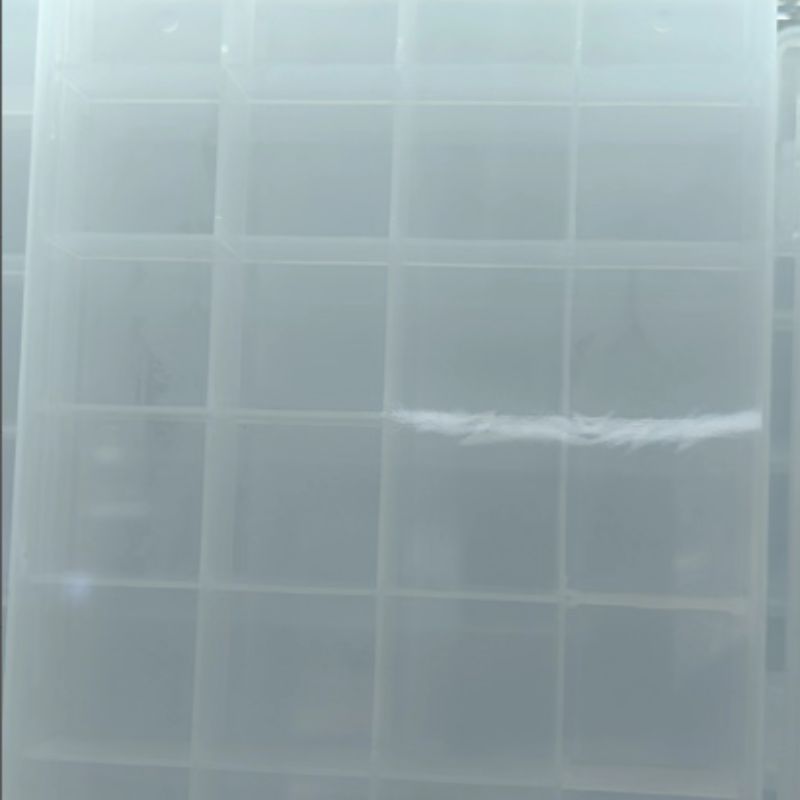 固定透明塑料收纳盒串珠甲片五金工具饰品多格分类元件整理盒0772