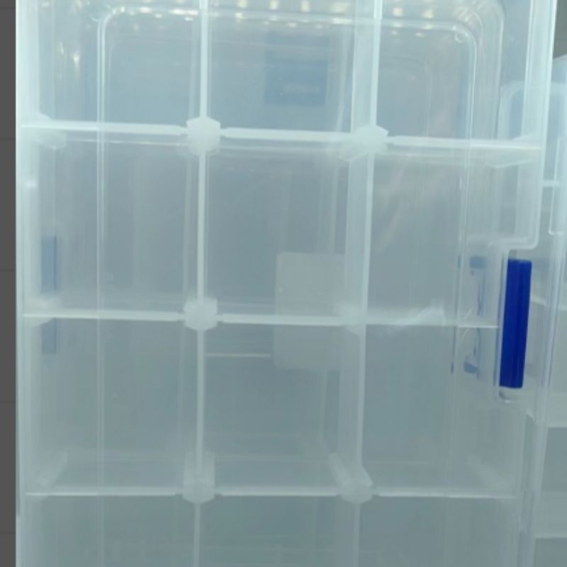 塑料透明首饰收纳盒便携耳钉戒指手链项链分类饰品储物盒0772