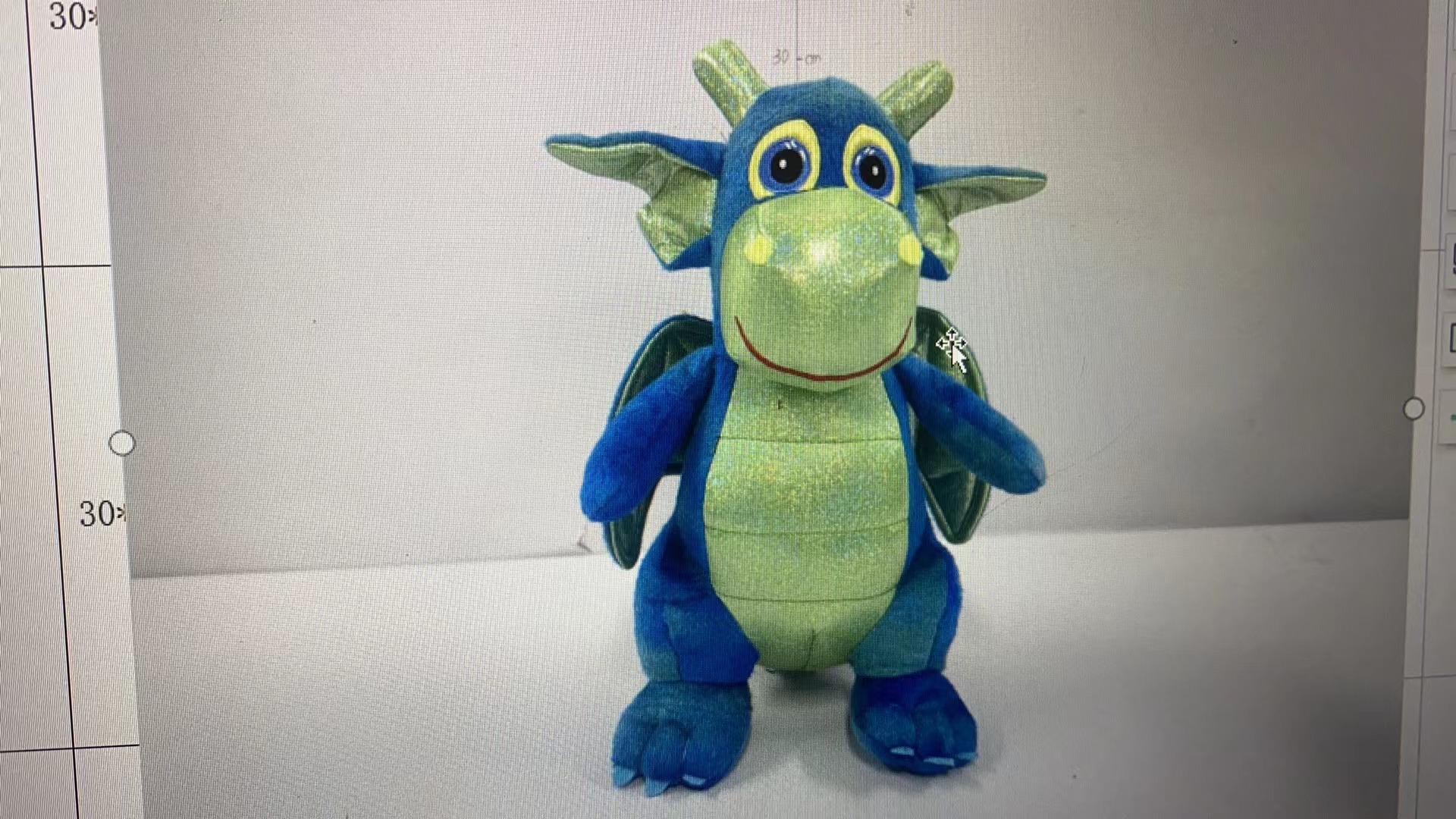 Color pequeño dinosaurio pterosaurio peluche bong regalo para niños Specification image