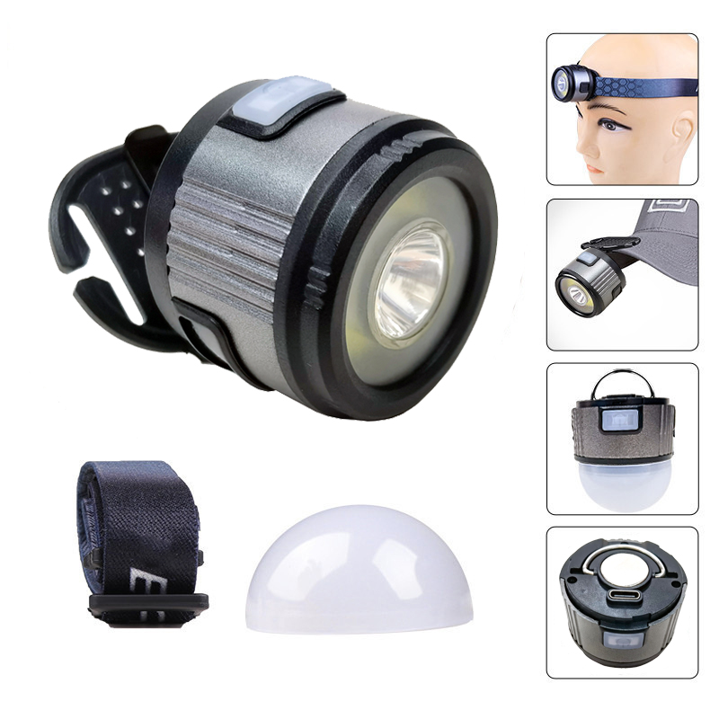 KL-534 headlamp, USB charging COB headlamp, magnetic red and white headlight, lightweight LED floodlight, outdoor camping head-mounted strong headlight, miner's lamp