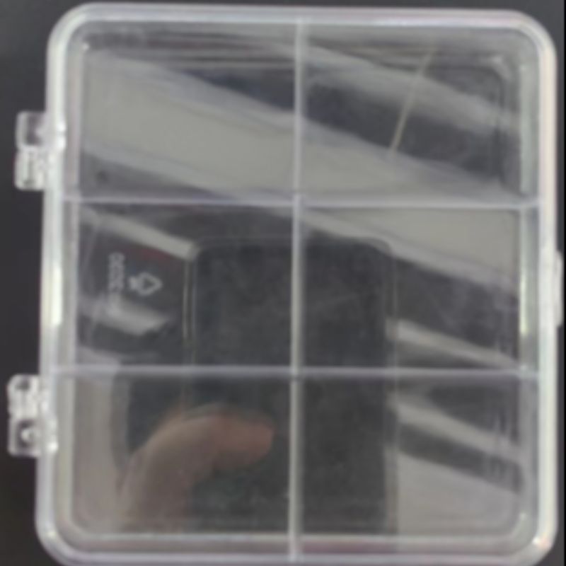 透明固定分格/diy手工饰白底实物图