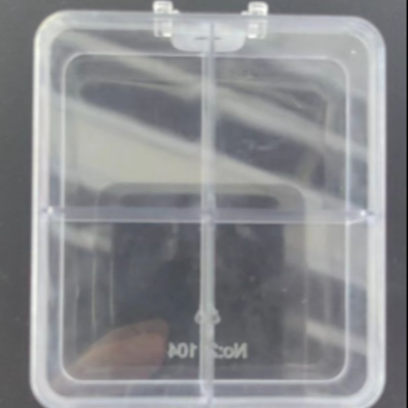 精美亚克力收纳盒小格子耳饰盒首饰盒饰品盒桌面高端翻盖0772