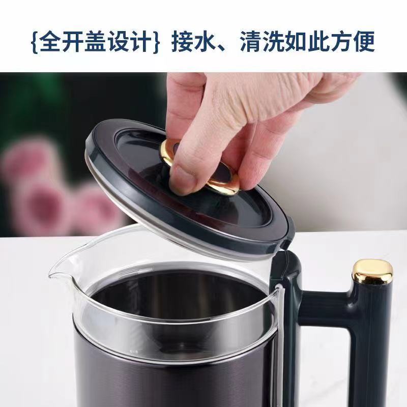 多功能煎药壶/全自动办公室/养生壶电热/烧水壶家用/玻璃煮茶器/恒温壶养生细节图