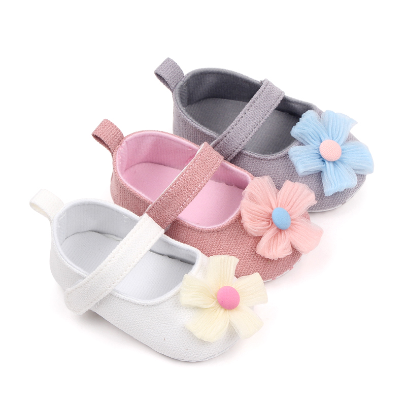2023 Autumn New Flower Baby Walking Shoe Baby Girl Princess Shoes thumbnail