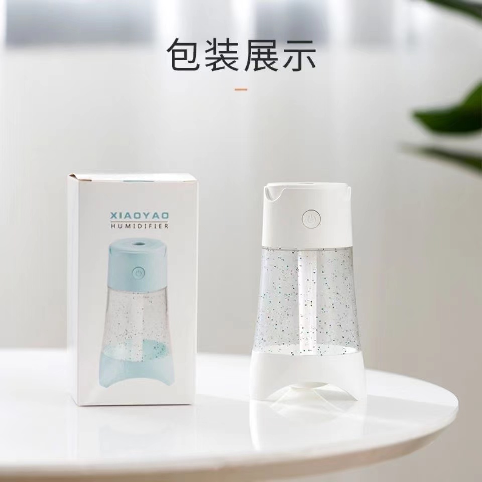 小幺加湿器荧光瓶加湿器小型USB迷你加湿器办公卧室桌面详情4