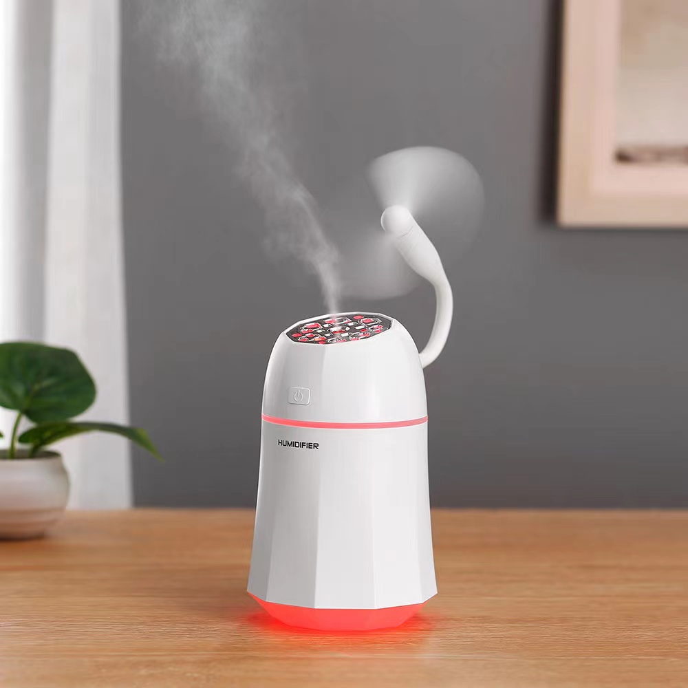 果粉加湿器白底实物图