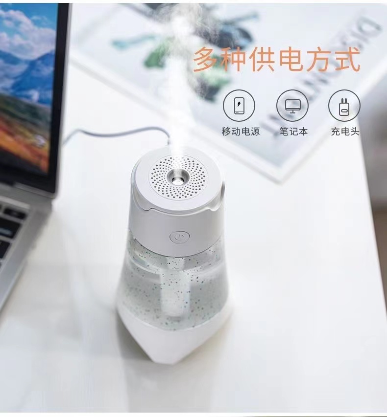 小幺加湿器荧光瓶加湿器小型USB迷你加湿器办公卧室桌面详情17