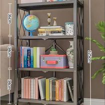 Free installation folding kitchen shelving Floor-to-ceiling Multilayer shelves Microwave oven POTS and pans Oven storage rack 0783