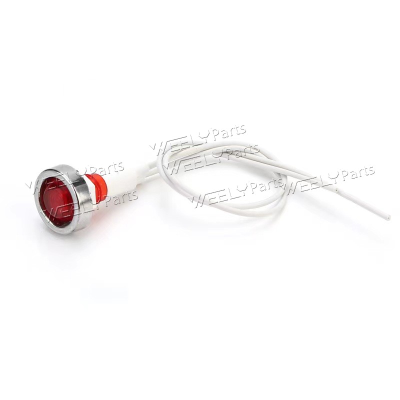 10mm电镀圈带线指示灯LED塑料设备信号灯12V220V详情4