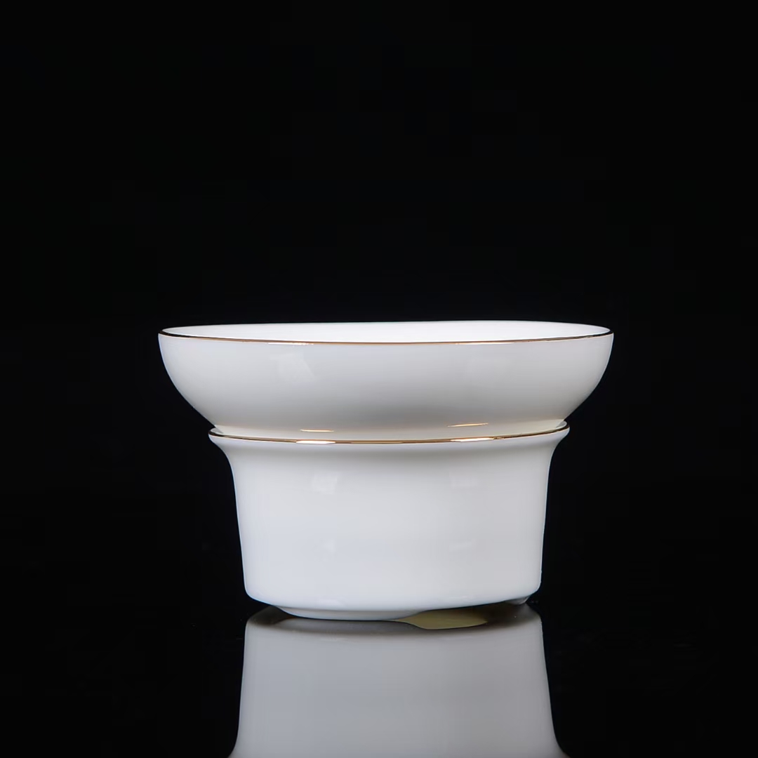 茶艺师专用茶具套装羊脂玉瓷详情14