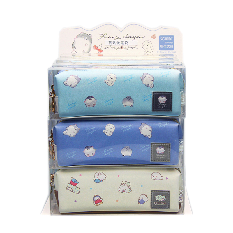 253874 Cute shape creative pen bag full figure