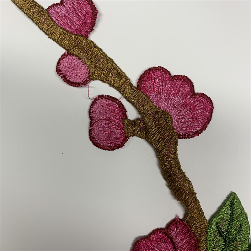 Tela de bordado soluble en agua patch floral ropa accesorios accesorios details Picture