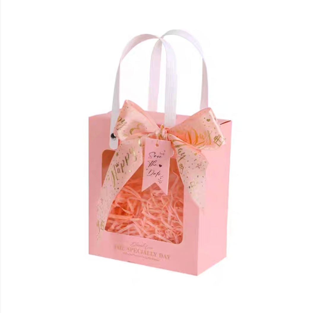 伴手礼手提袋 教师节生日礼物手提袋 透明礼品包装盒 喜糖盒 包装盒详情图7