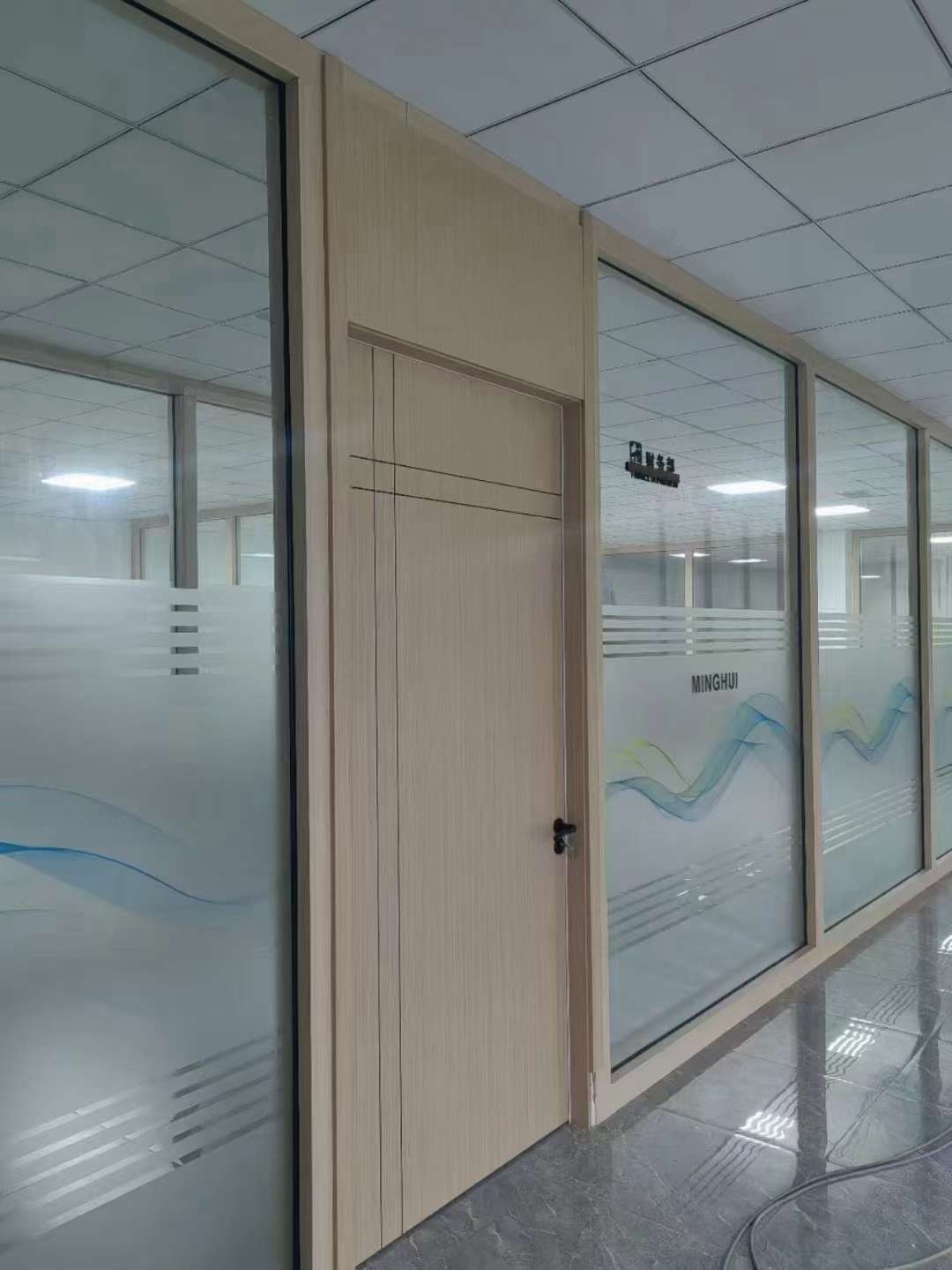 Office partition Aluminum partition glass partition doors and Windows thumbnail
