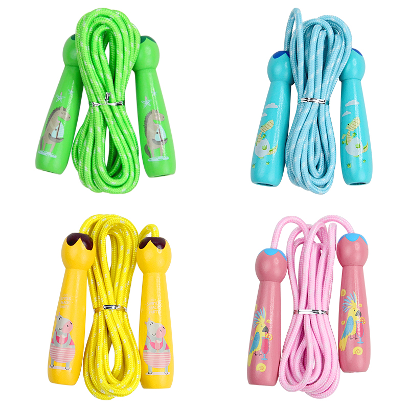 Leikesi LX-737 Skipping Rope Tangle-Free Rapid Speed Jumping Rope Cute Cartoon Handle Suitable for Kids Beginners