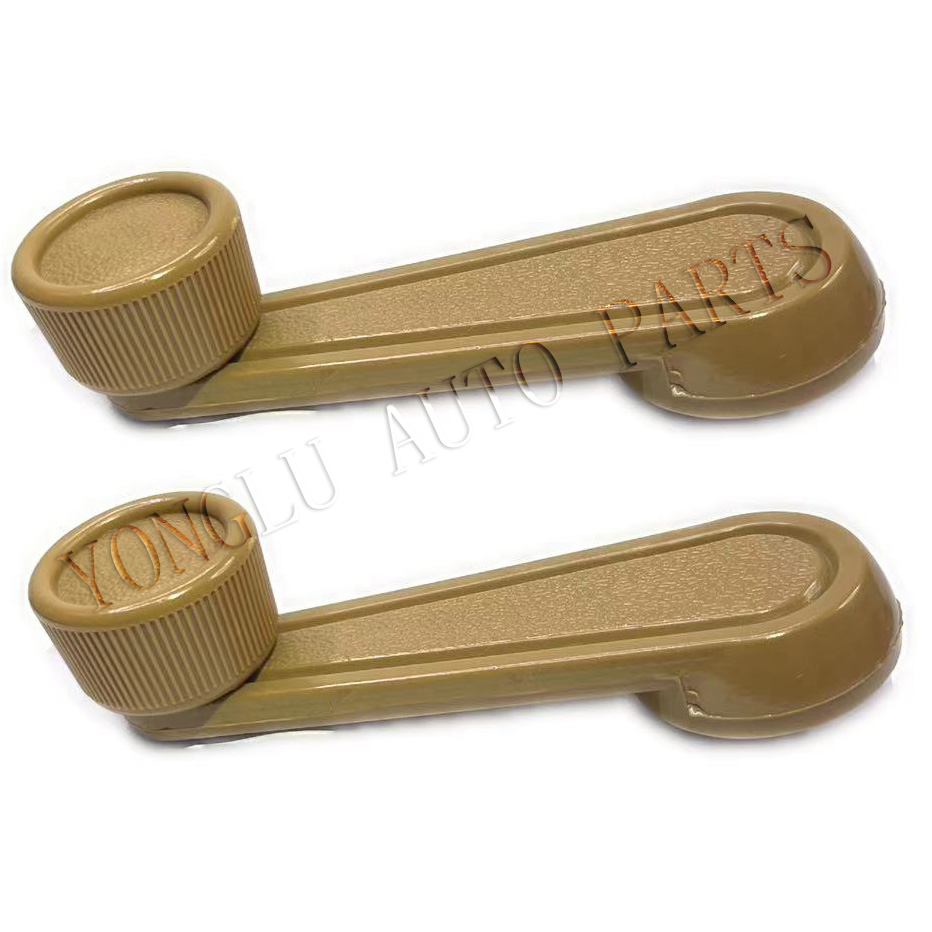 Car glass handle, door window regulator, handle handle