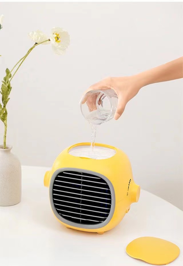 制冷空调扇喷雾风扇学生宿舍小空调可充电静音办公家用小型冷风机详情9