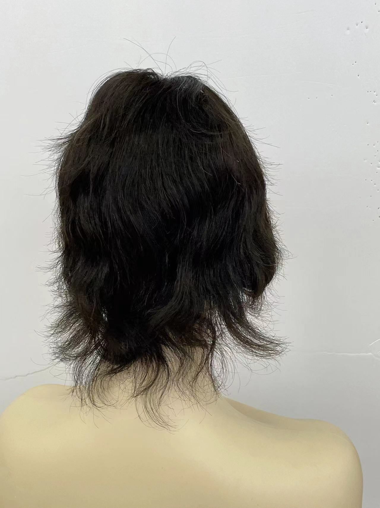 Aliexpress real Hair bestseller Fashionable women's wig short curly hair real hair wig blonde wig Application Scenario